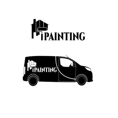Painting services logo svg png Painter svg Home painting svg Handyman Residential Painter Repair Brush Business Logo Design Painting logo