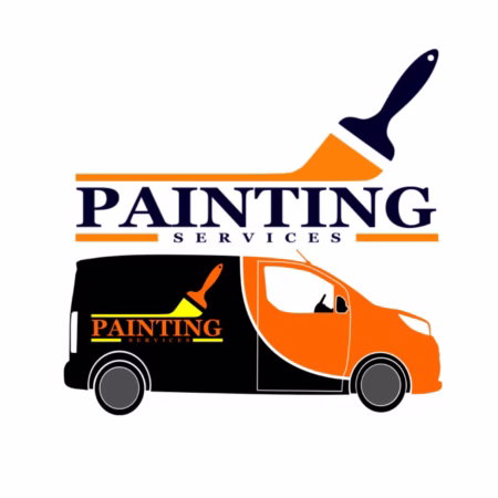 Painting services logo svg png Painter svg Home painting svg Handyman Residential Painter Repair Brush Business Logo Design Painting logo