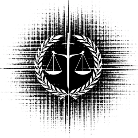 Scale of Justice PNG vector transparent symbols of justice and law logo SVG Justice sword symbol Advocate logo design Legal justice emblem