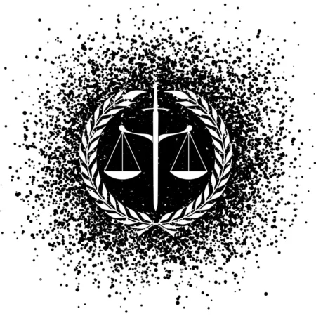 Scale of Justice PNG vector transparent symbols of justice and law logo SVG Justice sword symbol Advocate logo design Legal justice emblem