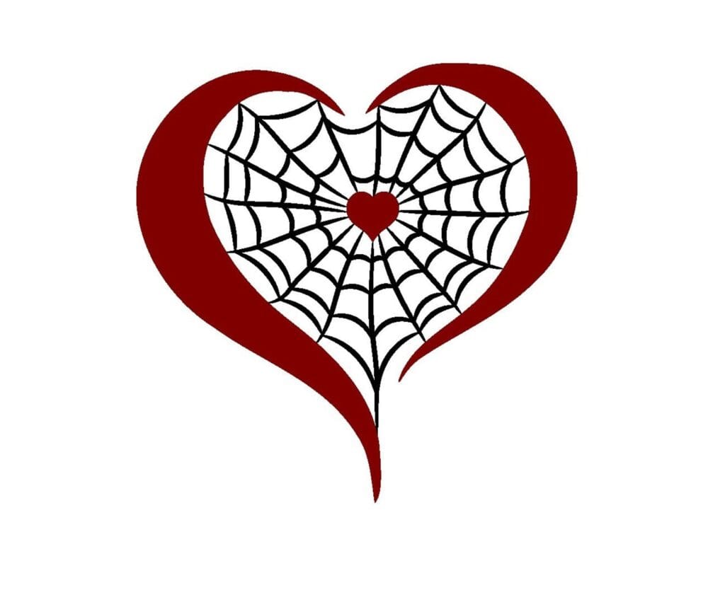 Spider web svg.Spider web heart svg png.Spiderweb svg.Spider web tshirt.Spider web vinyl.Halloween spider web svg.Web vector.Web heart