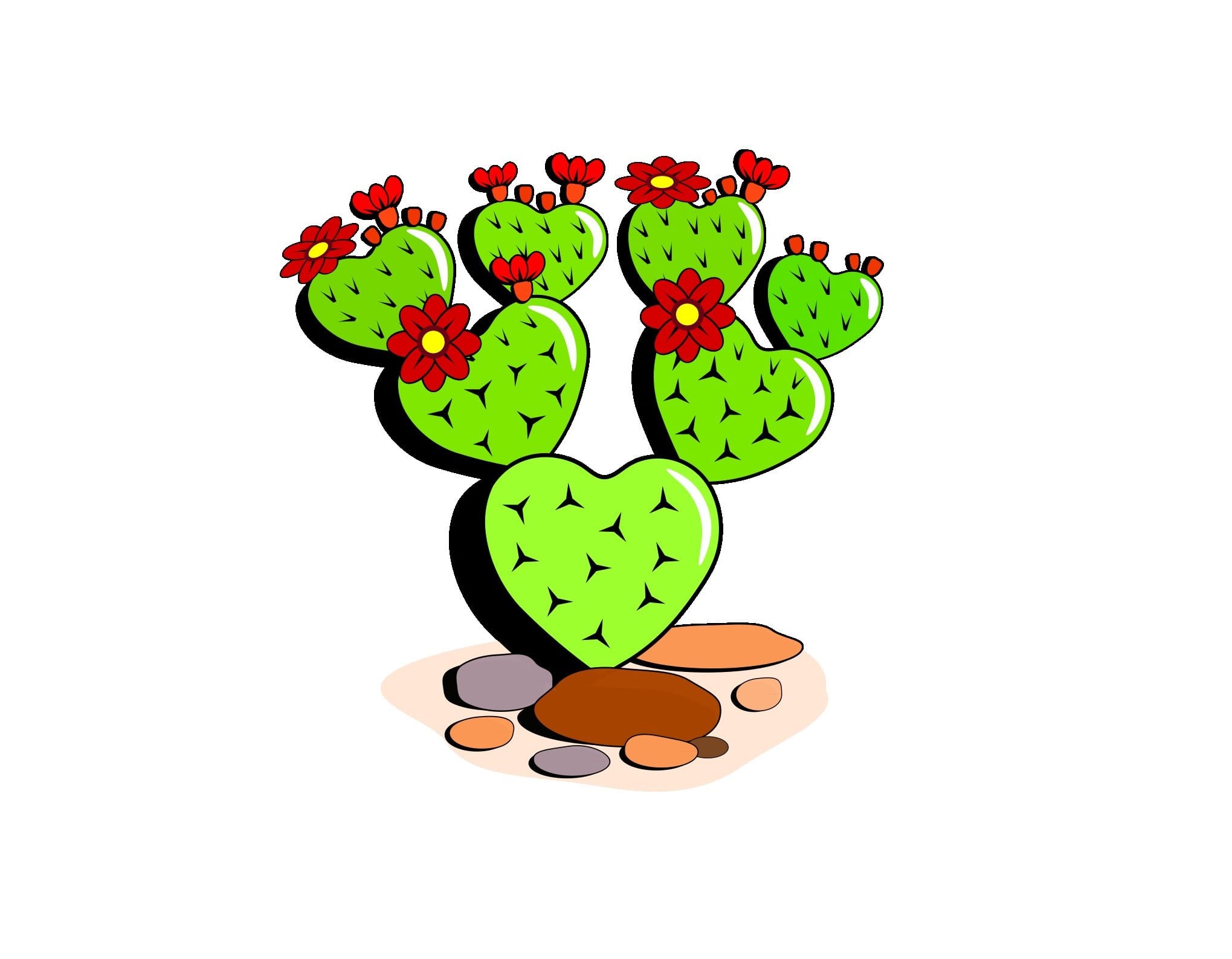 Cactus heart art svg png.Cactus Heart Vector Art.Succulent svg.Plant lover svg.Spiky cactus heart.Western cactus svg.Cactus print wall art.