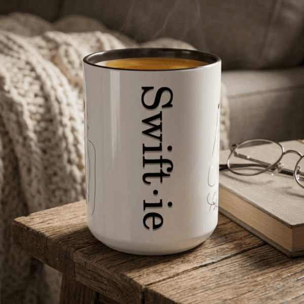 Taylor Swiftie Coffee Mug — Minimalist Taylor Silhouette Tea/Latte Cup, Fan Gift